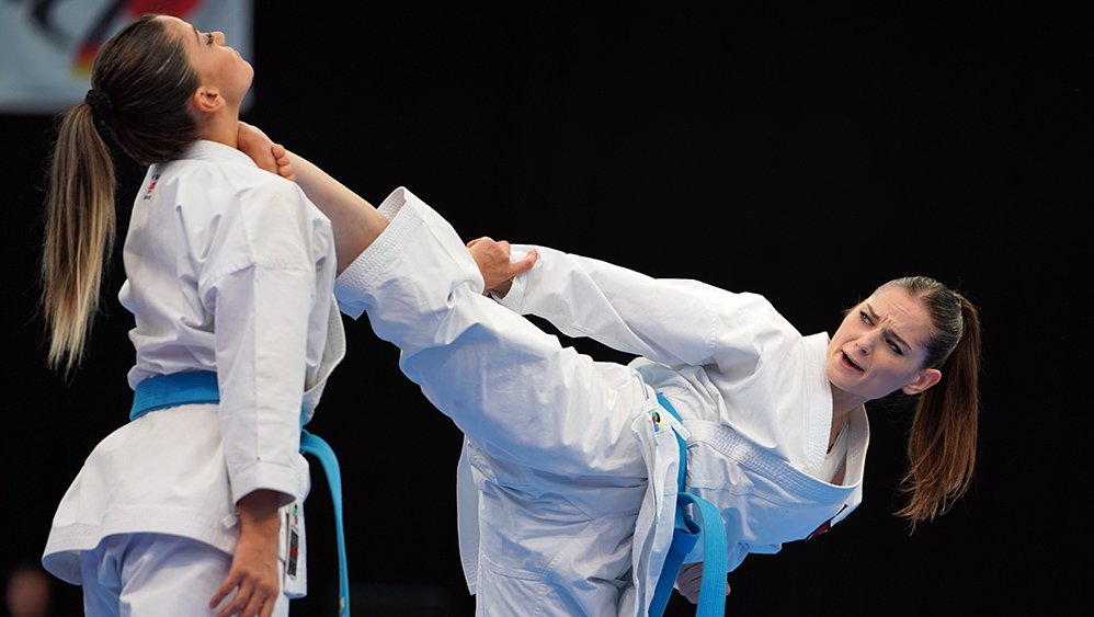 Karate sparring